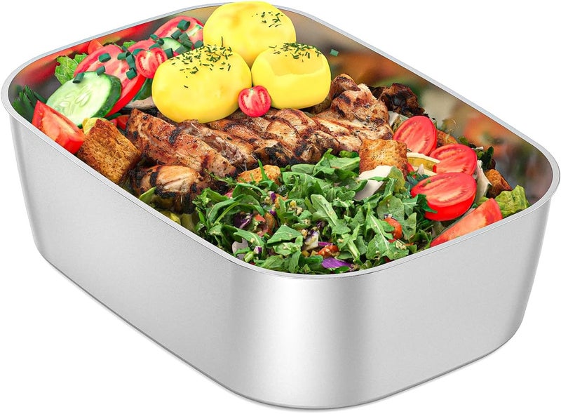 Vingud 1.5L Replacement Stainless Steel Container Electric Lunch Box (Model: DFH-001), Food Container, Eco Safe & Healthy, Dishwasher Safe - Image 1